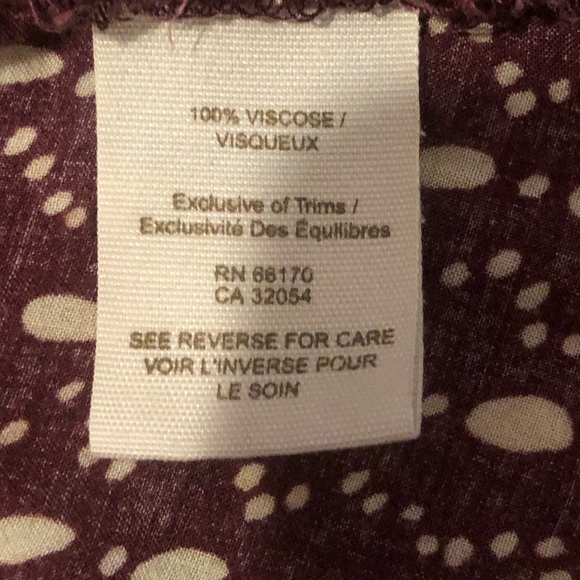 Free People Cap-Sleeve Baby Doll Waist Floral Print Top Sz S - Picture 11 of 12